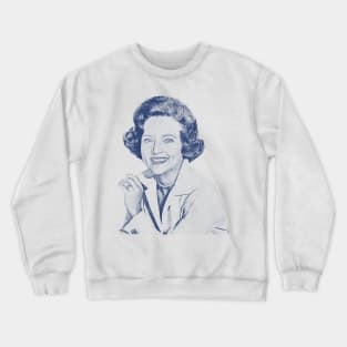 Betty White Vintage Blue Crewneck Sweatshirt